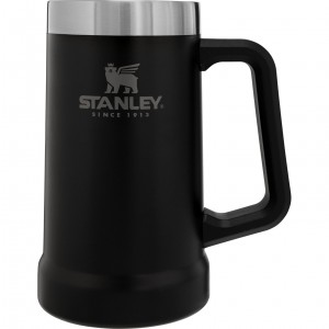 Stanley Adventure Big Grip Beer Stein | 24oz Mugs Matte Black | FQJ935762