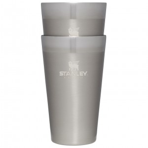 Stanley Adventure Stacking Stainless Steel Beer Pint | 2 Pack | 16oz Tumbler Stainless Steel | ZVA164758