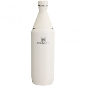 Stanley All Day Slim Bottle | 34 OZ Cream | QUC708163