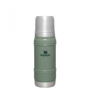 Stanley Artisan Thermal Bottle | 20 OZ Hammertone Green | VWZ179248