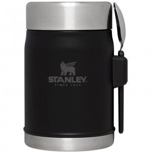 Stanley Classic Legendary Insulated Food Jar + Spork | 14 OZ Matte Black | HZM574216