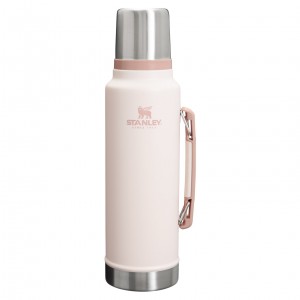 Stanley Classic Legendary Vacuum Insulated Bottle | 1.5 QT Rose Quartz | GUE180356