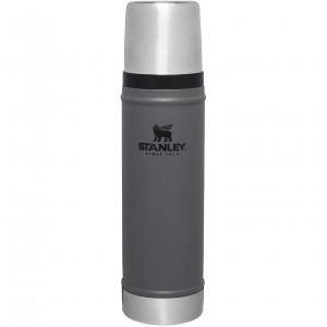 Stanley Classic Legendary Vacuum Insulated Water Bottle | 20 oz Charcoal | LZC463279