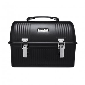 Stanley Classic Metal Lunch Box | 10 oz | Stainless Steel Matte Black | TPK721436