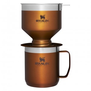 Stanley Classic Perfect-Brew Pour Over Set | Camp Coffee Maker Maple | RES260149