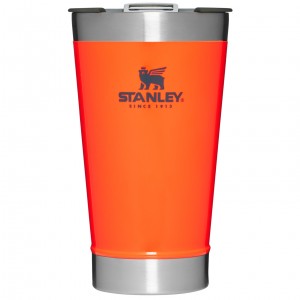 Stanley Classic Stay Chill Insulated Beer Pint | 16oz Tumbler Blaze Orange | MGB135247