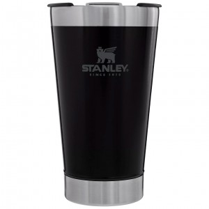 Stanley Classic Stay Chill Insulated Beer Pint | 16oz Tumbler Matte Black | GUZ601459