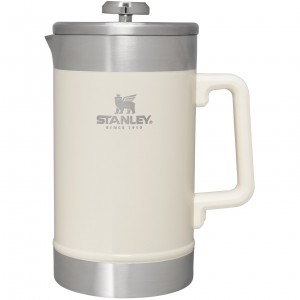 Stanley Classic Stay Hot French Coffee Press | 48oz Cream Gloss | VZJ283765