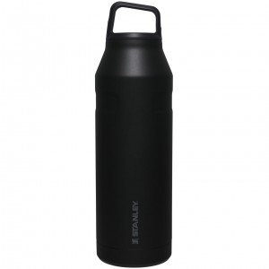 Stanley IceFlow™ Bottle with Cap and Carry+ Lid | 50 OZ Black | FAL024379