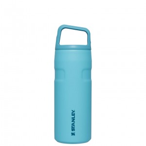 Stanley IceFlow™ Bottle with Cap and Carry+ Lid | 16 OZ Pool | FST815364