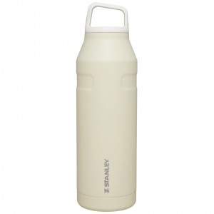 Stanley IceFlow™ Bottle with Cap and Carry+ Lid | 50 OZ Cream Glimmer | ZBN402659