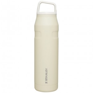 Stanley IceFlow™ Bottle with Cap and Carry+ Lid | 36 OZ Cream Glimmer | SDU214638