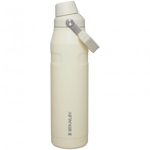 Stanley IceFlow Insulated Bottle with Fast Flow Lid | 36 OZ Cream Glimmer | USE197023