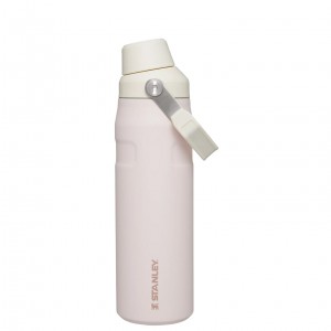 Stanley IceFlow Insulated Bottle with Fast Flow Lid | 24 OZ Rose Quartz Glimmer | VZF598267