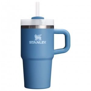 Stanley Quencher H2.0 Travel Tumbler With Handle & Straw | 20 OZ Indigo | OJL019326