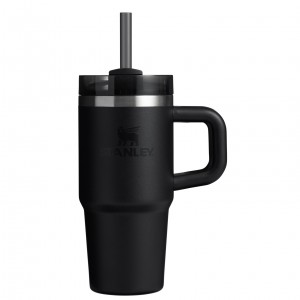 Stanley Quencher H2.0 Travel Tumbler With Handle & Straw | 20 OZ Black 2.0 | ANW128574