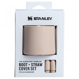 Stanley Stanley Quencher Boot and Straw Cover Set Sand | ZYO529063