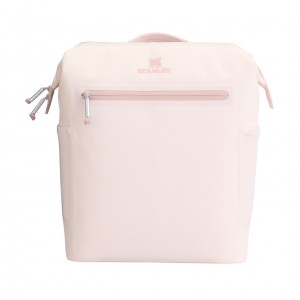 Stanley The All Day Madeleine Midi Cooler Backpack | 20 Can | 14.8 QT | 14.0 L Rose Quartz | NZI531846