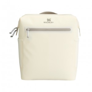 Stanley The All Day Madeleine Midi Cooler Backpack | 20 Can | 14.8 QT | 14.0 L Cream | RHW932154