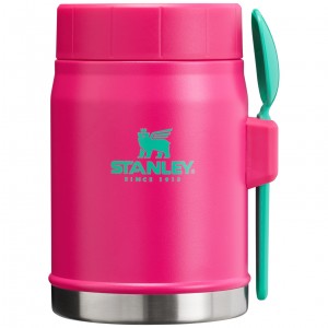 Stanley The Heat Wave Classic Legendary Food Jar + Spork | 14 OZ Passion Pink | IXU480325