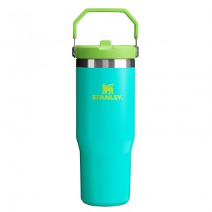 Stanley The Heat Wave IceFlow™ Flip Straw Tumbler | 30 OZ - Stanley Create Tropical Teal | ETA267895