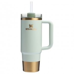 Stanley The Holiday Quencher H2.O FlowState™ Tumbler | 30 OZ Gilded Celadon | RLI193462