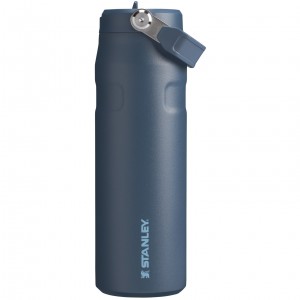 Stanley The IceFlow™ Bottle with Flip Straw Lid | 24 OZ Navy | RVE108549