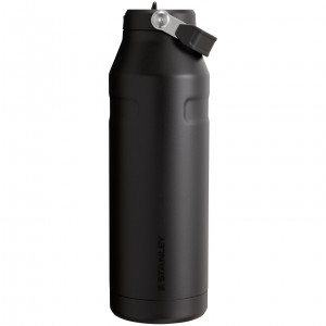 Stanley The IceFlow™ Bottle with Flip Straw Lid | 50 oz Black 2.0 | ICK508917