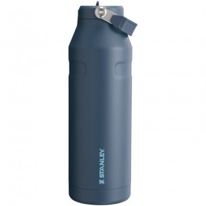 Stanley The IceFlow™ Bottle with Flip Straw Lid | 50 oz Navy | FQY590618