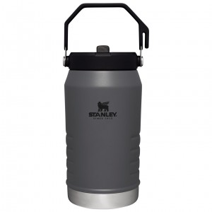 Stanley The IceFlow Flip Straw Jug | 64 OZ | Insulated Water Jug Charcoal | FGZ378152