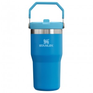 Stanley The IceFlow Flip Straw Tumbler | 20 OZ | Insulated Water Bottle Azure | KVM265938