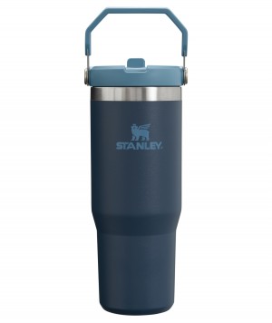 Stanley The IceFlow Flip Straw Tumbler | 30 OZ | Insulated Water Navy | YSI328107