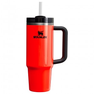 Stanley The Neon Quencher H2.0 FlowState™ Tumbler | 30 OZ Neon Orange | JSD916742