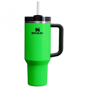 Stanley The Neon Quencher H2.0 FlowState™ Tumbler | 40 OZ - Stanley Create Neon Green | NJV923078