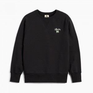 Stanley The Stanley Signature Crew Sweatshirt Black | IKG652394