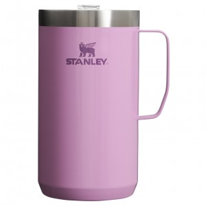 Stanley The Stay-Hot Camp Mug | 24 OZ Lilac Gloss | KPZ971320