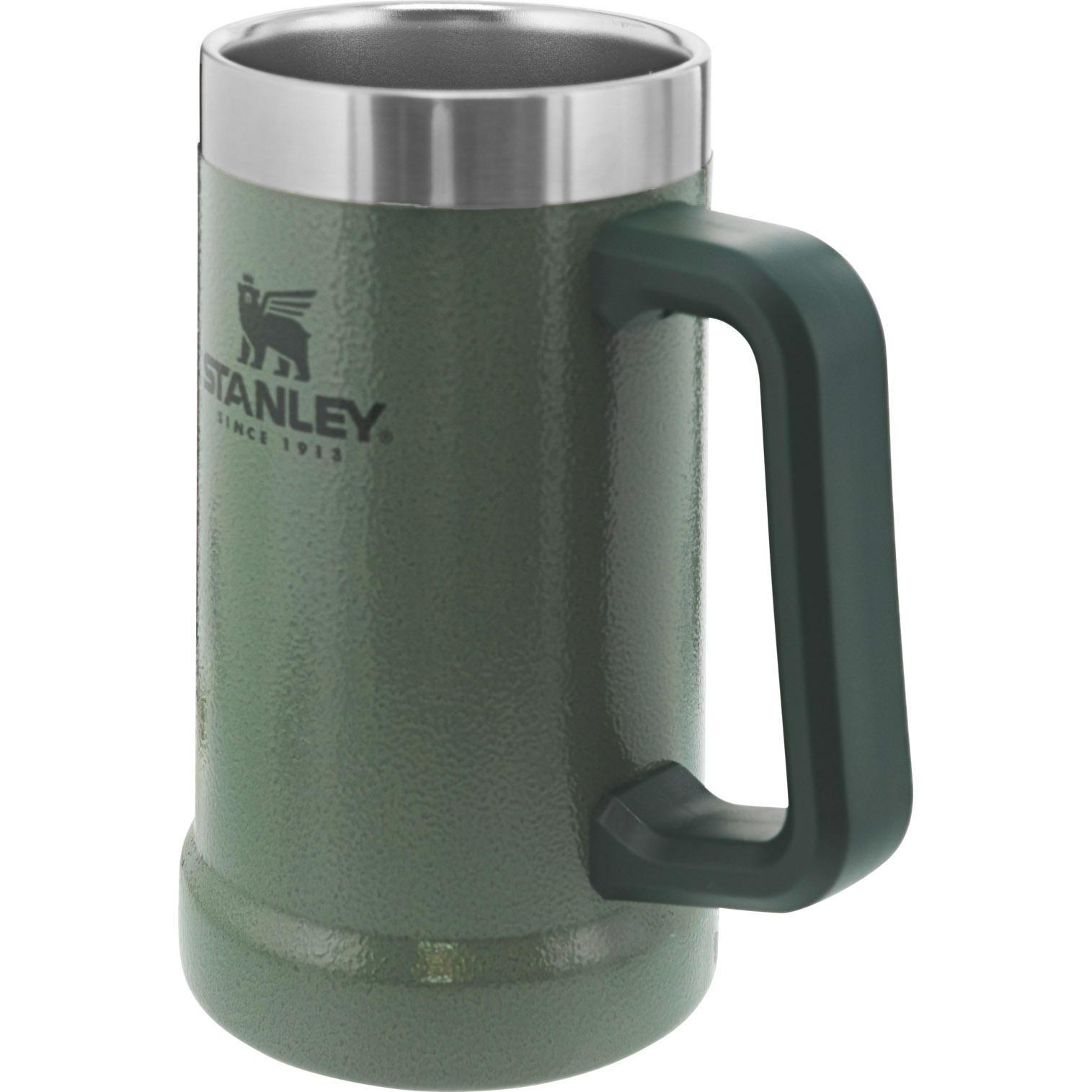 Stanley Adventure Big Grip Beer Stein | 24oz Mugs Hammertone Green | VCX403685