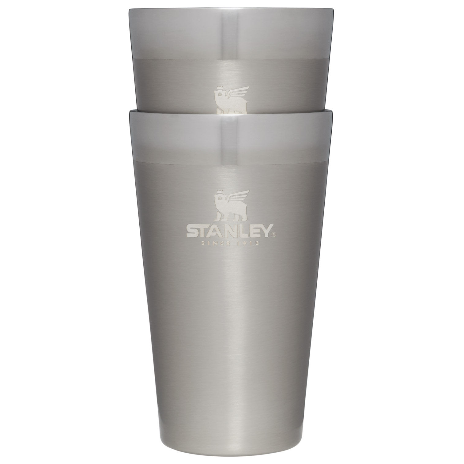 Stanley Adventure Stacking Stainless Steel Beer Pint | 2 Pack | 16oz Tumbler Stainless Steel | ZVA164758