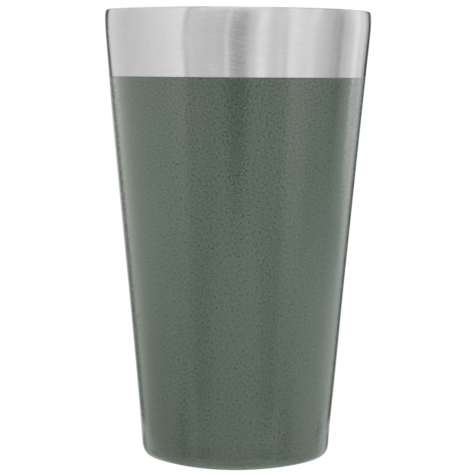 Stanley Adventure Stacking Stainless Steel Beer Pint | 16oz Tumbler Hammertone Green | LUT403728