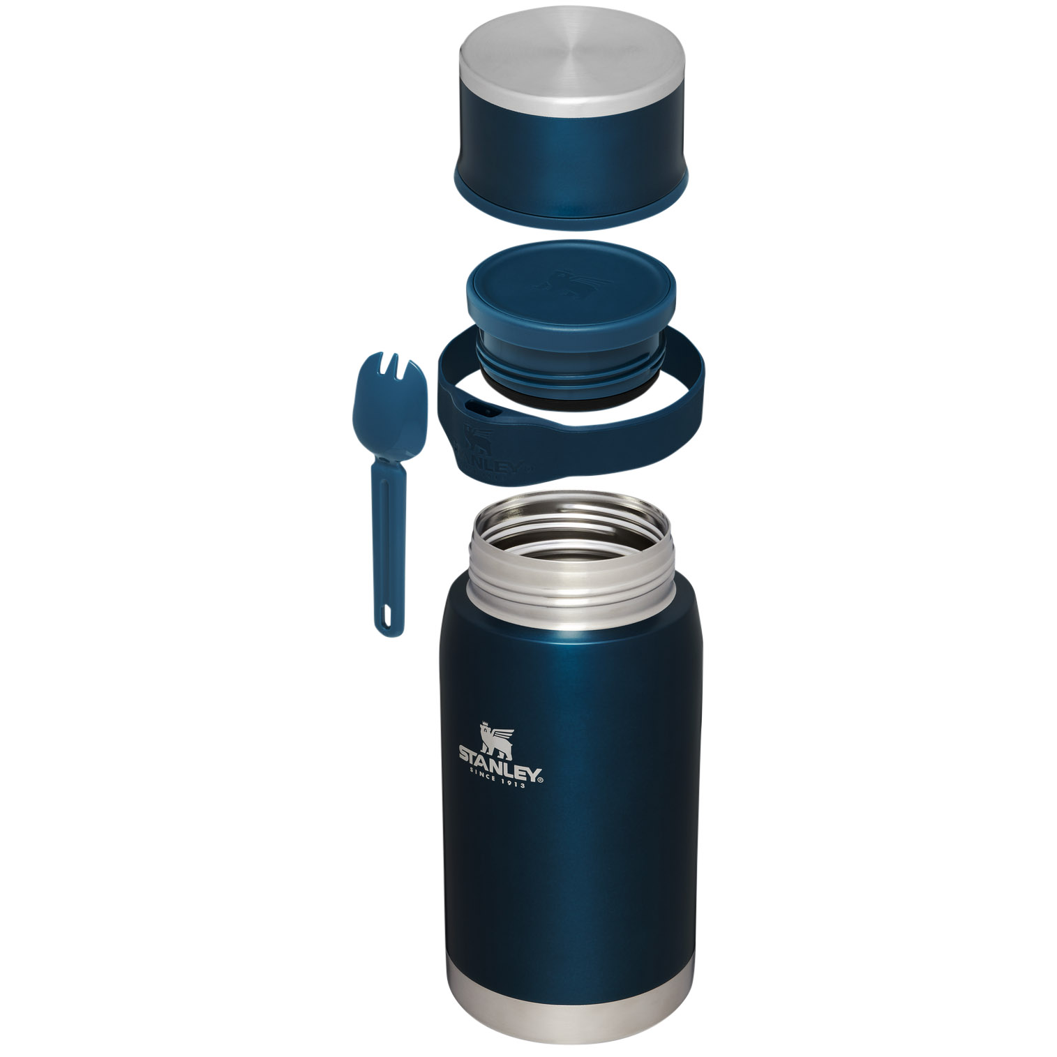 Stanley Adventure To-Go Food Jar + Spork | 36 OZ Blue Glow | TRI960751