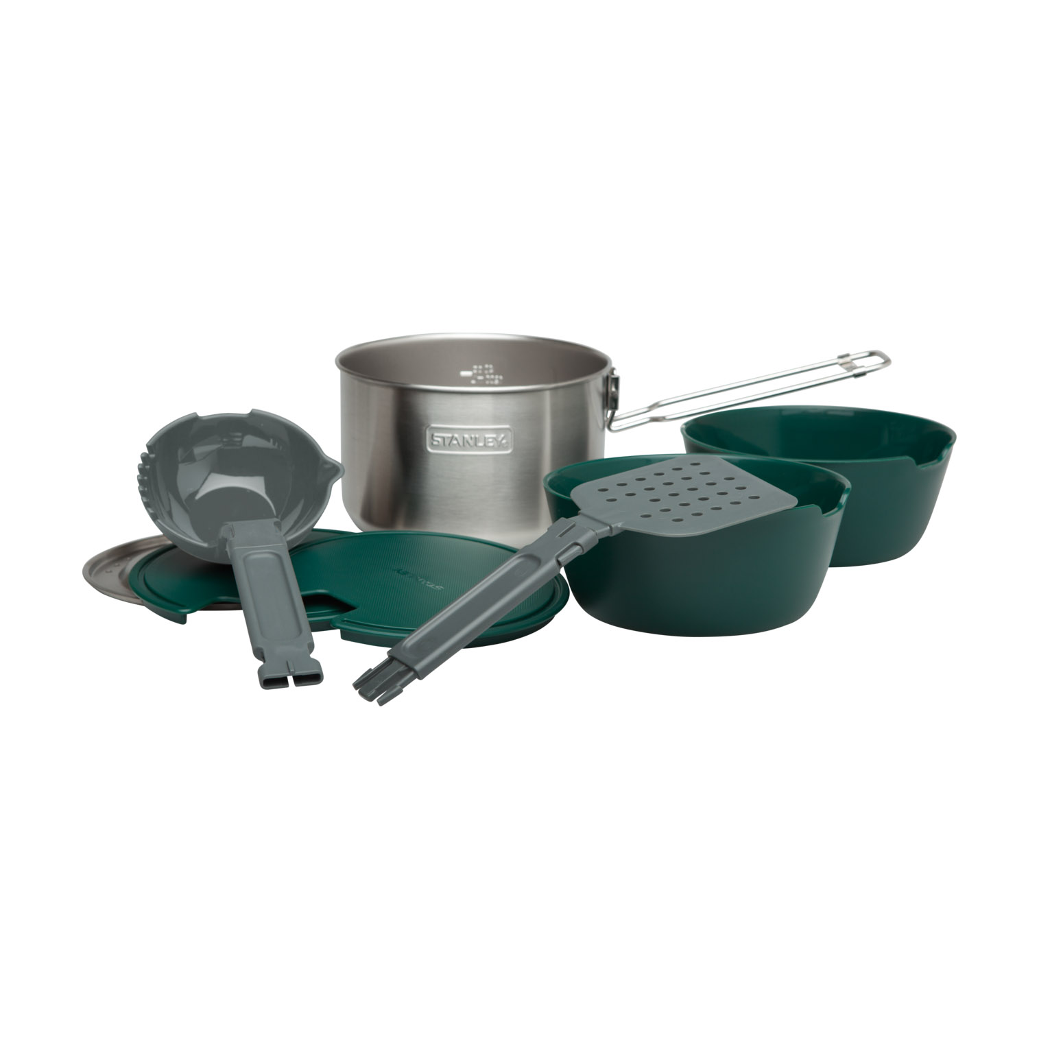 Stanley All-In-One Two Bowl Cook Set | Stainless Steel Camp Cookware Stainless | ENI430178