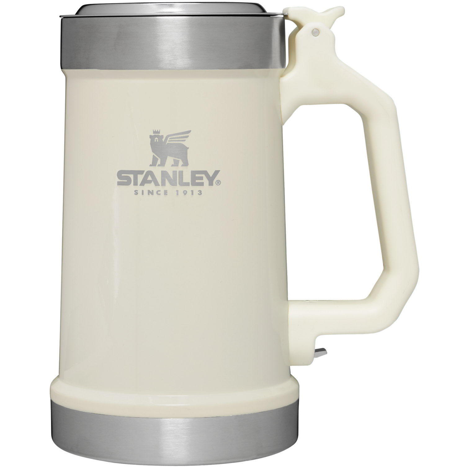 Stanley Classic Bottle Opener Beer Stein | 24OZ Mug Cream Gloss | CSD371480