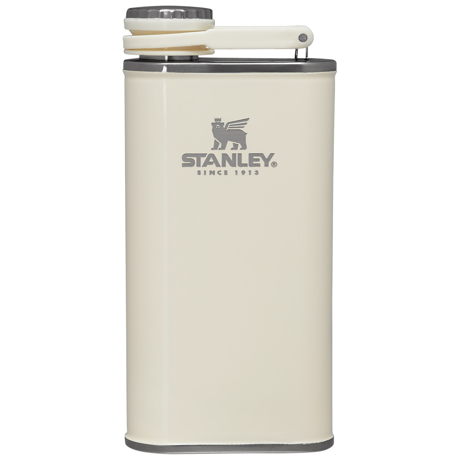 Stanley Classic Hip Flask | 8oz Vacuum Insulated Cream Gloss | QPO537094