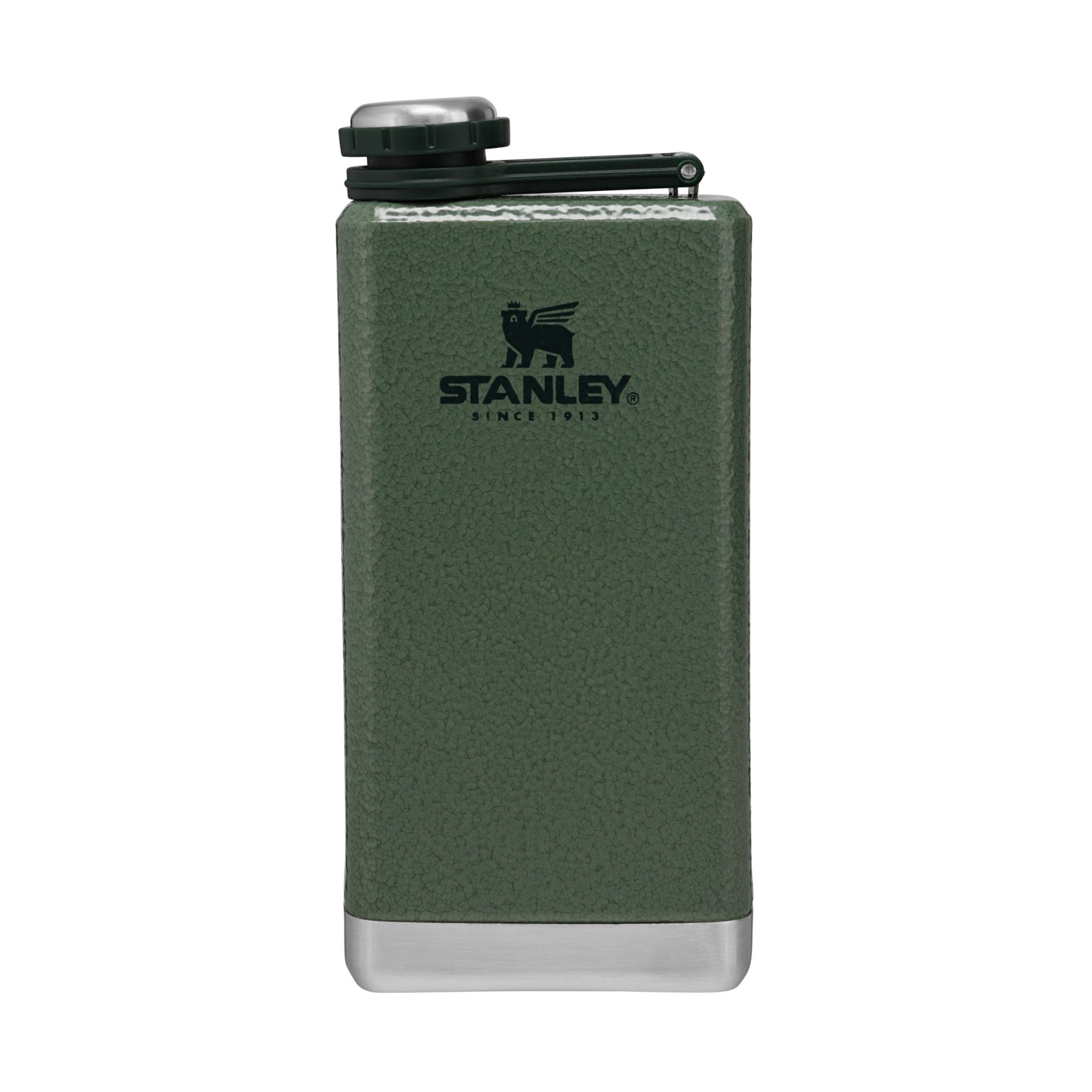 Stanley Classic Hip Flask | 8oz Vacuum Insulated Hammertone Green | NBO824569