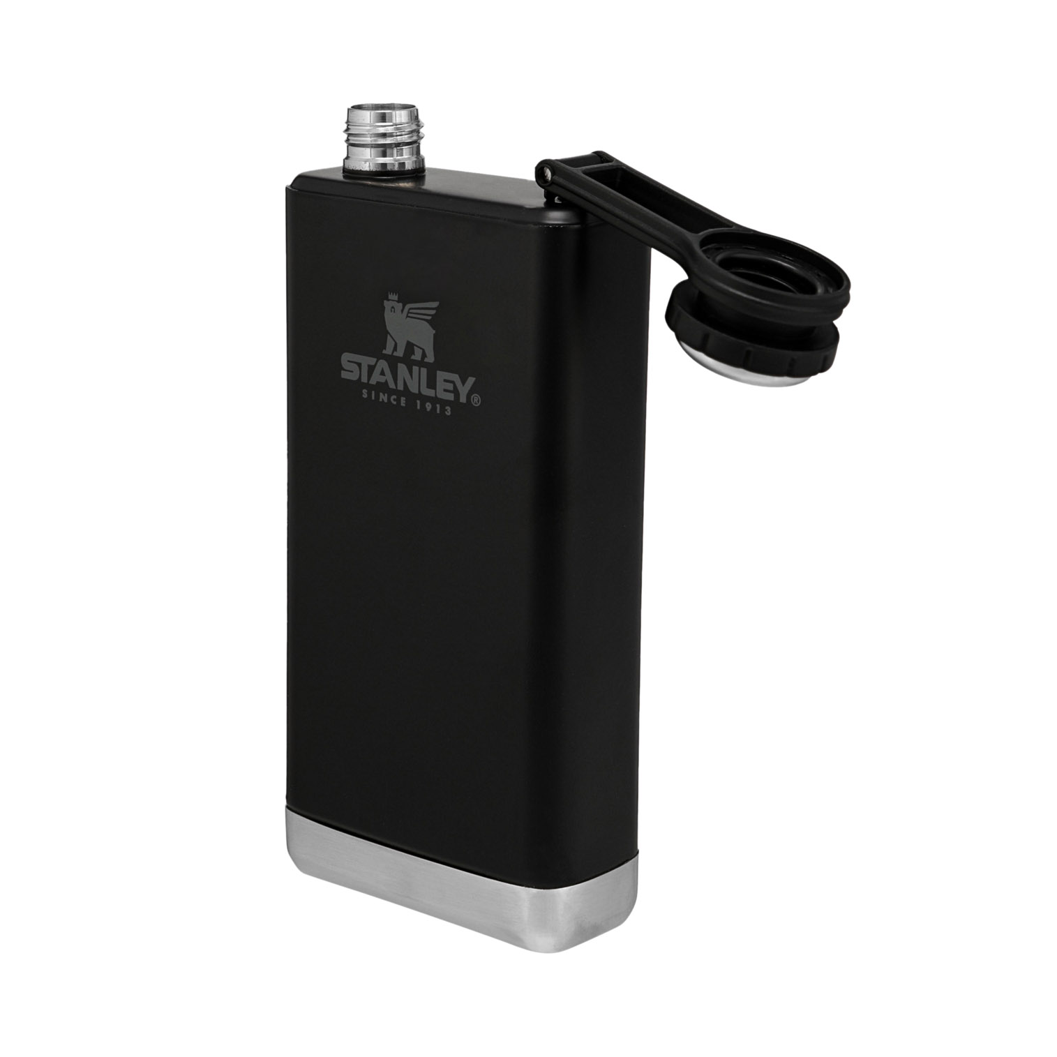 Stanley Classic Hip Flask | 8oz Vacuum Insulated Matte Black | YDH615794