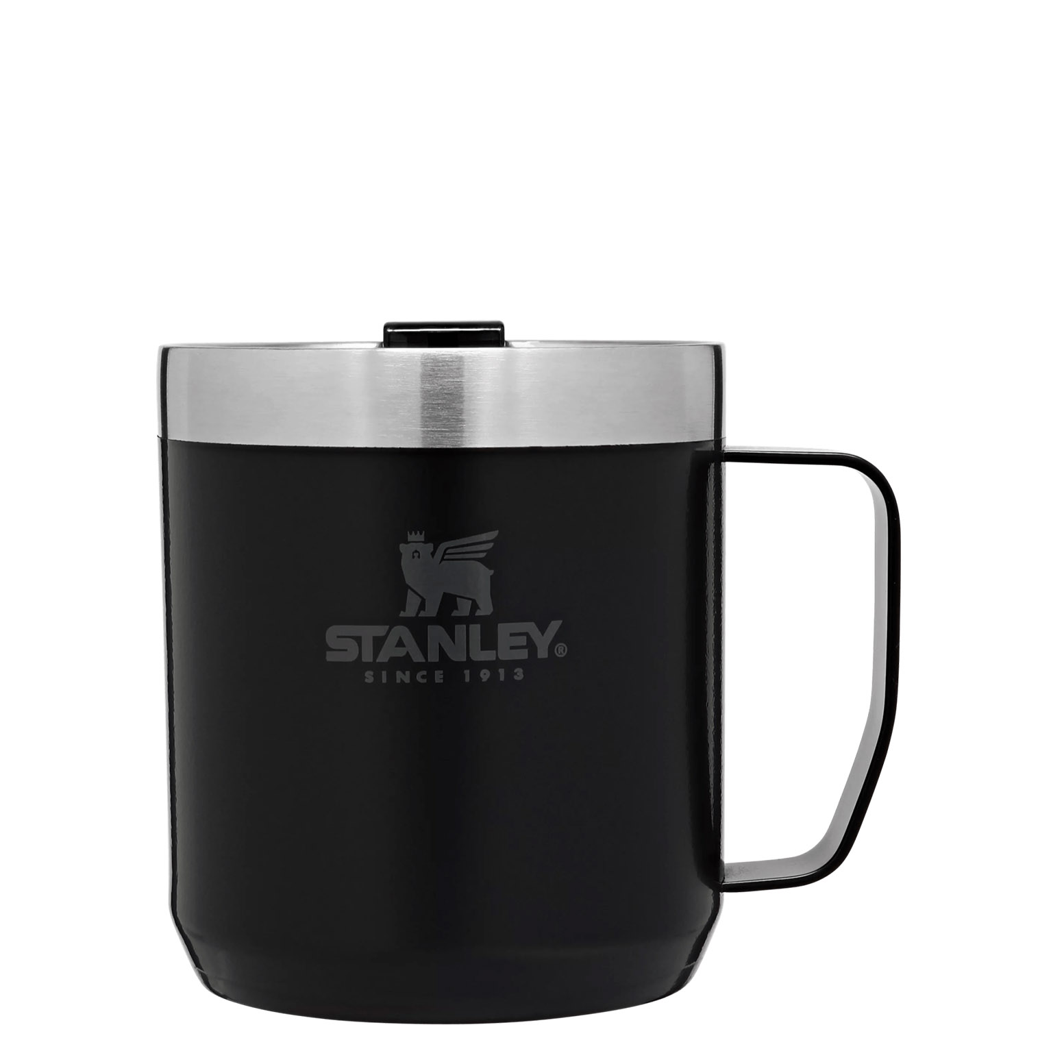 Stanley Classic Legendary Camp Mug | 12 OZ | Travel Tumbler Matte Black | LNG508324