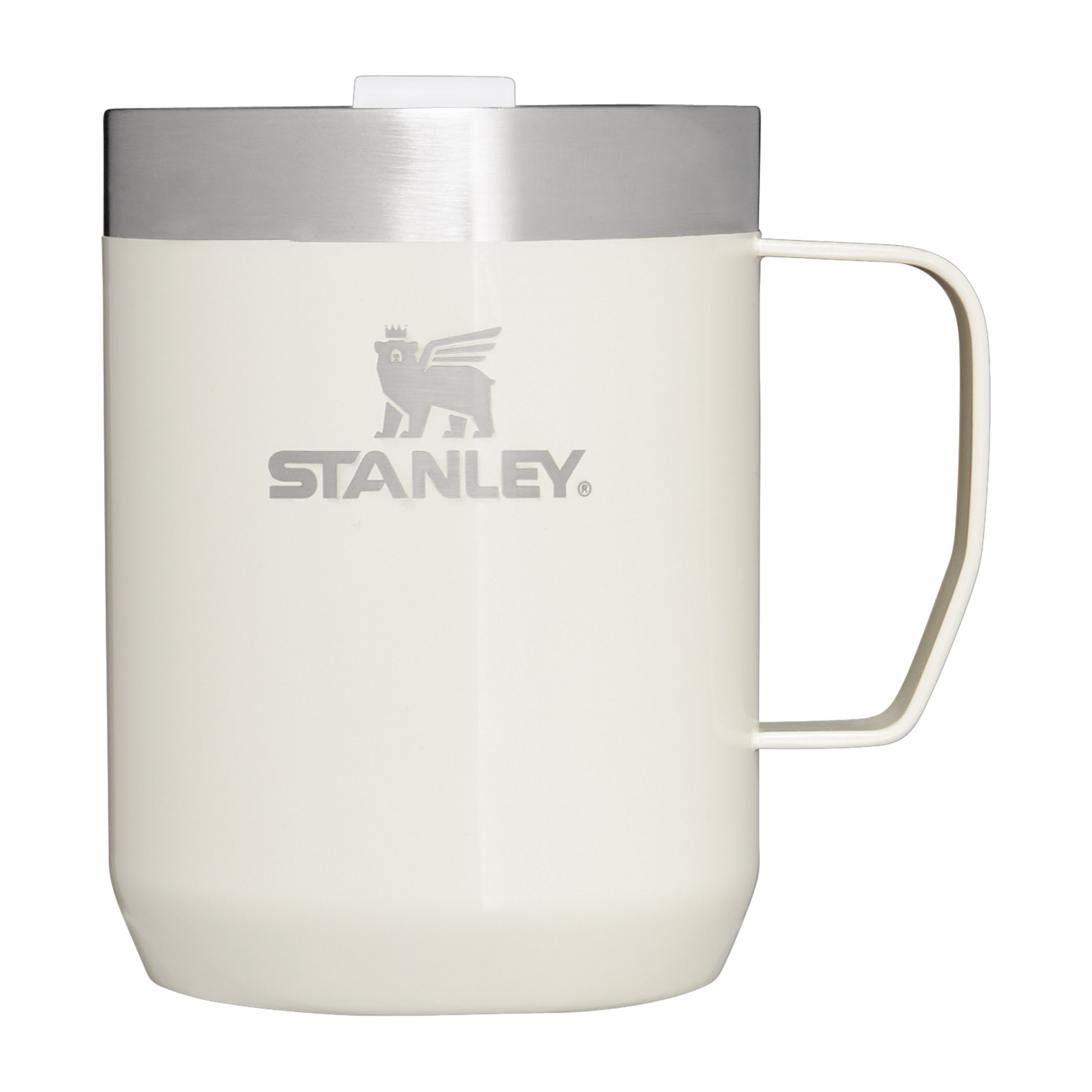 Stanley Classic Legendary Camp Mug | 12 OZ | Travel Tumbler Cream Gloss | IBH036841