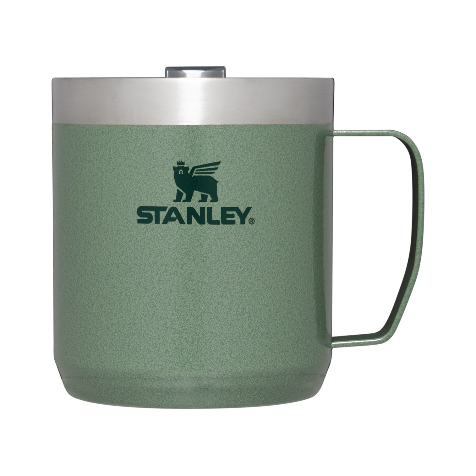 Stanley Classic Legendary Camp Mug | 12 OZ | Travel Tumbler Hammertone Green | DRL142730