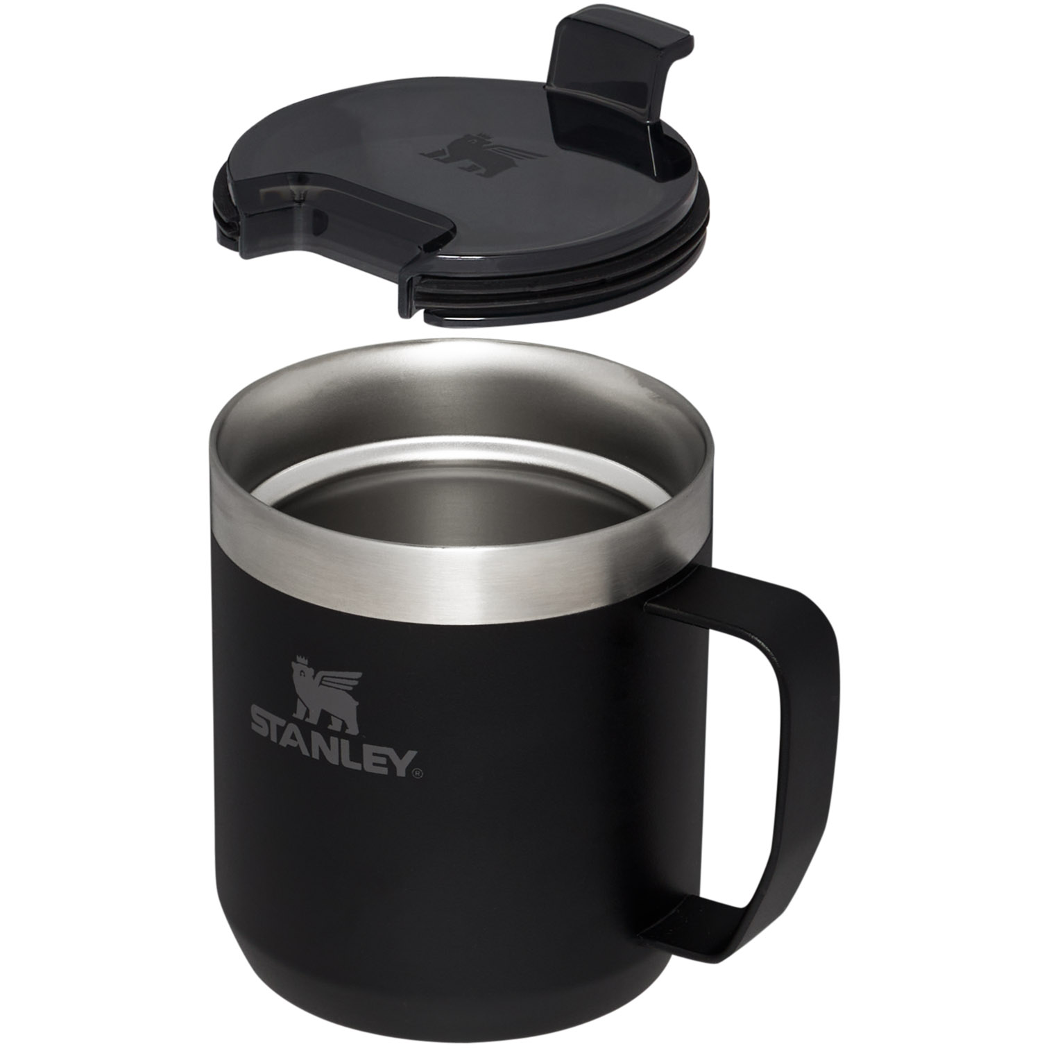 Stanley Classic Legendary Camp Mug | 12 OZ | Travel Tumbler Matte Black | XTN265789