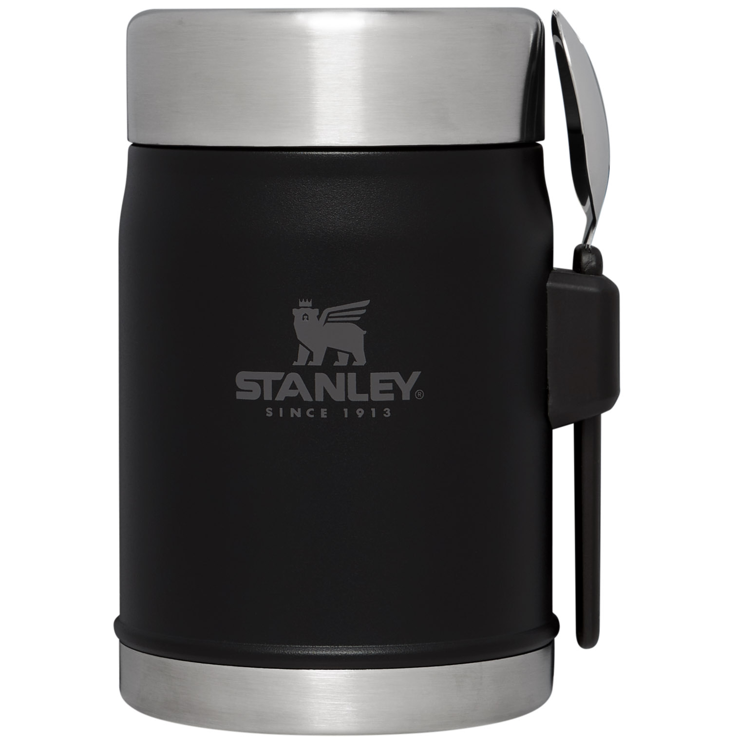 Stanley Classic Legendary Insulated Food Jar + Spork | 14 OZ Matte Black | LEK659417